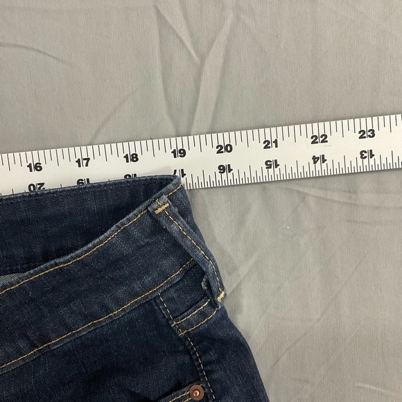 Signature Levi Strauss Jeans Womens 20M Mid Rise Bootcut Stretch Blue Dark Wash - Picture 7 of 7